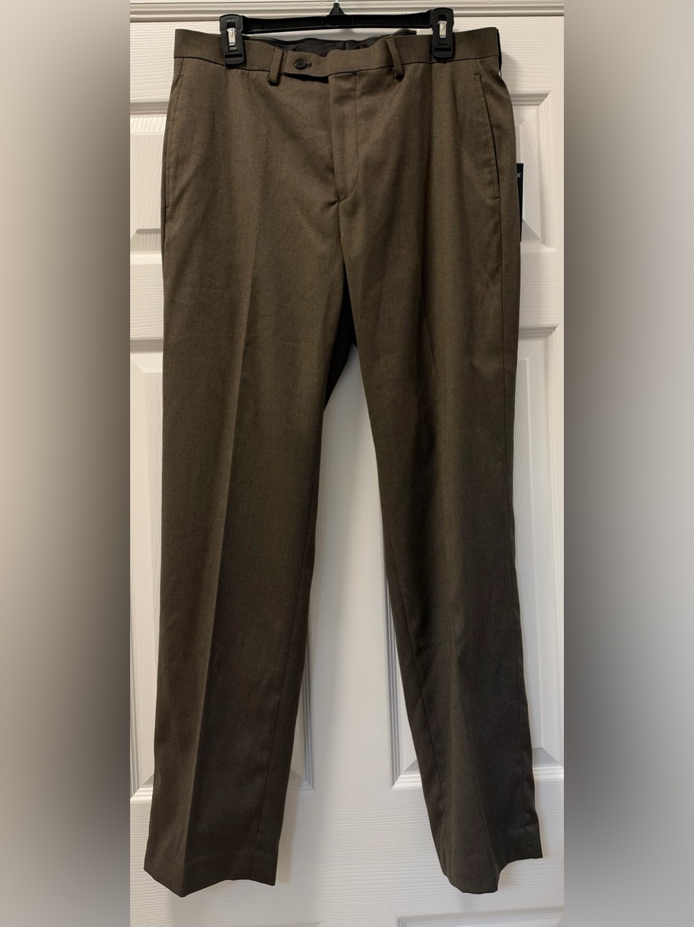 NWT LAUREN Ralph Lauren ULTRAFLEX Men's Brown Classic Dress Pants. Size 34 x 32.